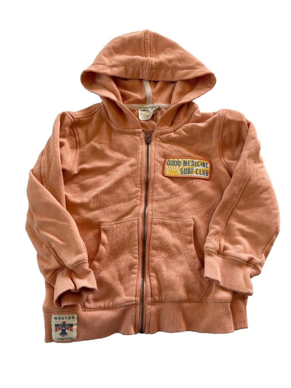 Faherty Youth Size 6 Steven Paul Judd Good Medicine Hoodie Orange Coastal